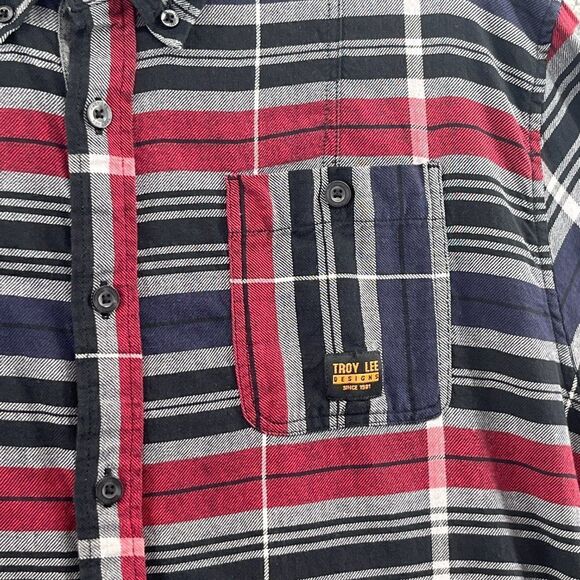 Troy Lee Designs Button Down Shirt Mens 2XL - Picture 4 of 12